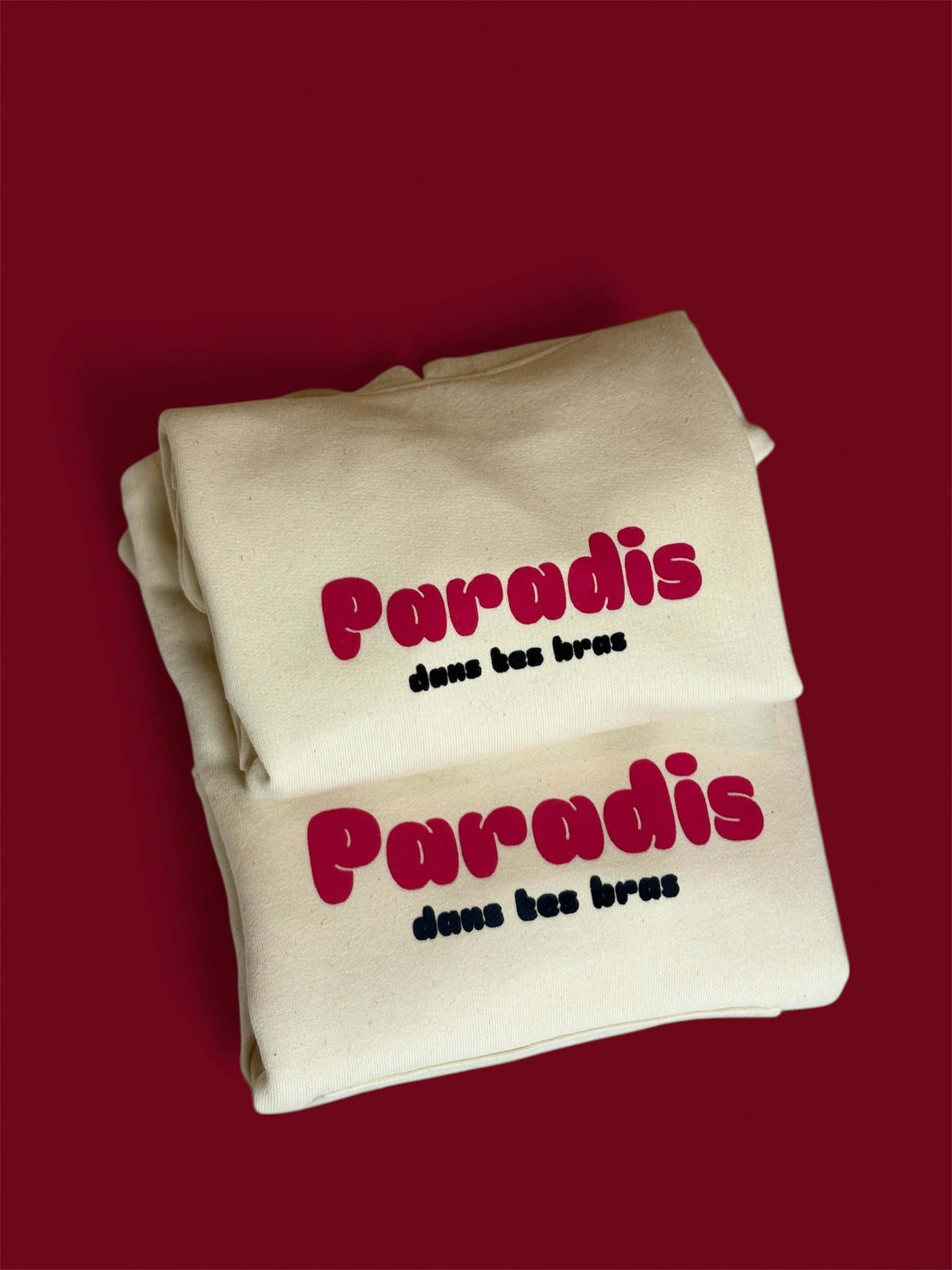 Hoodie « Paradis dans tes bras »