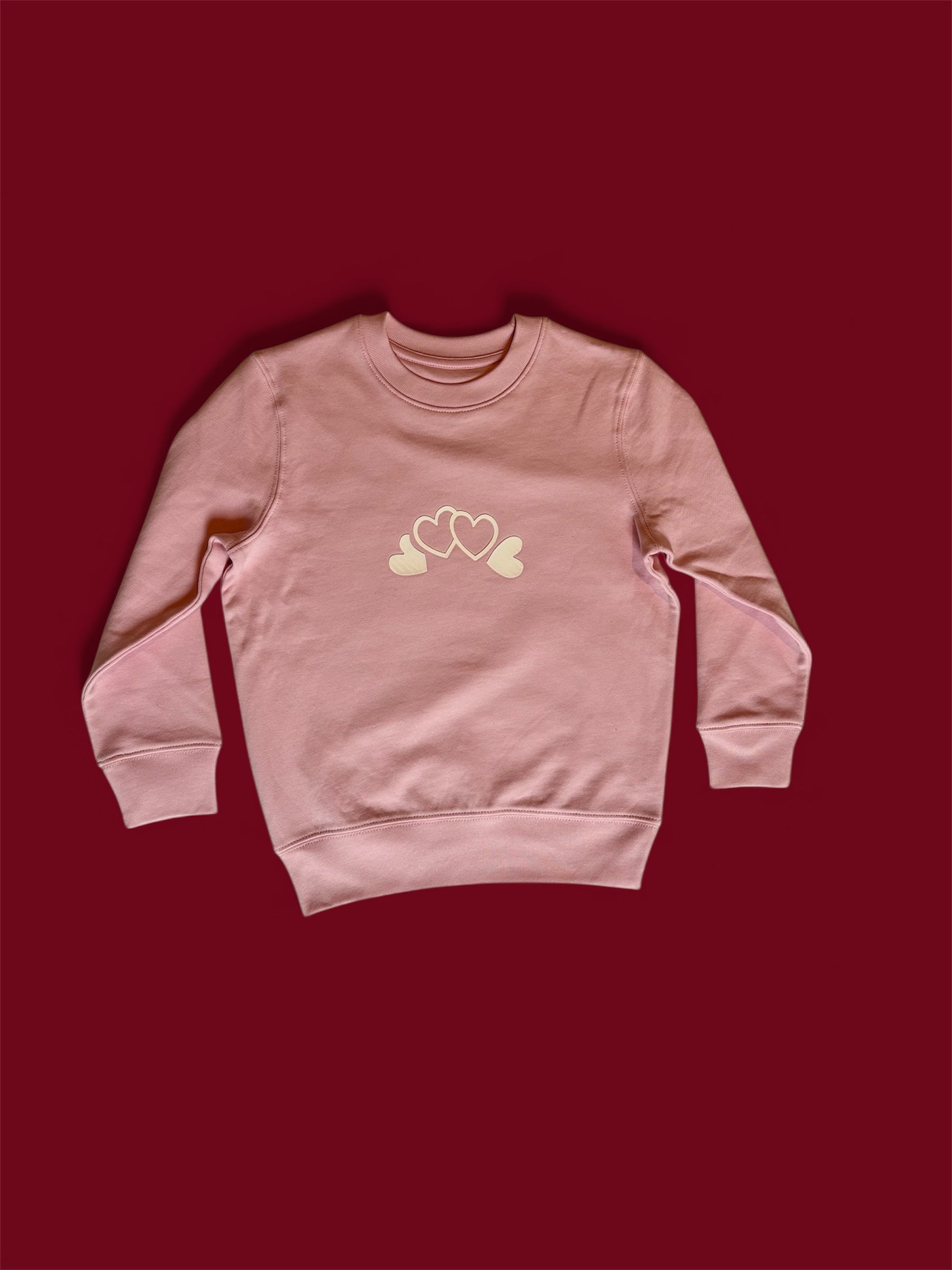 Sweat-shirt cœur 3D