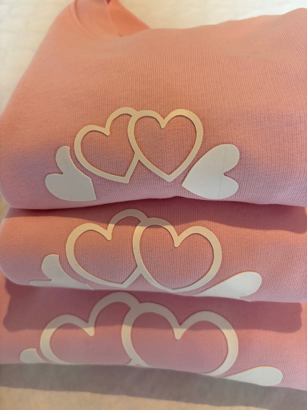 Sweat-shirt cœur 3D