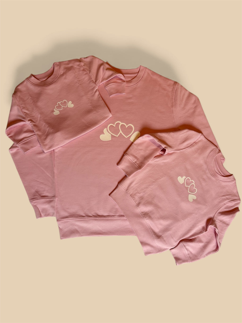 Sweat-shirt cœur 3D