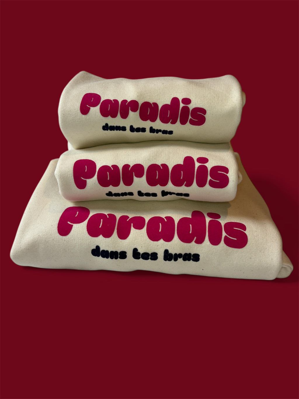 Hoodie « Paradis dans tes bras »