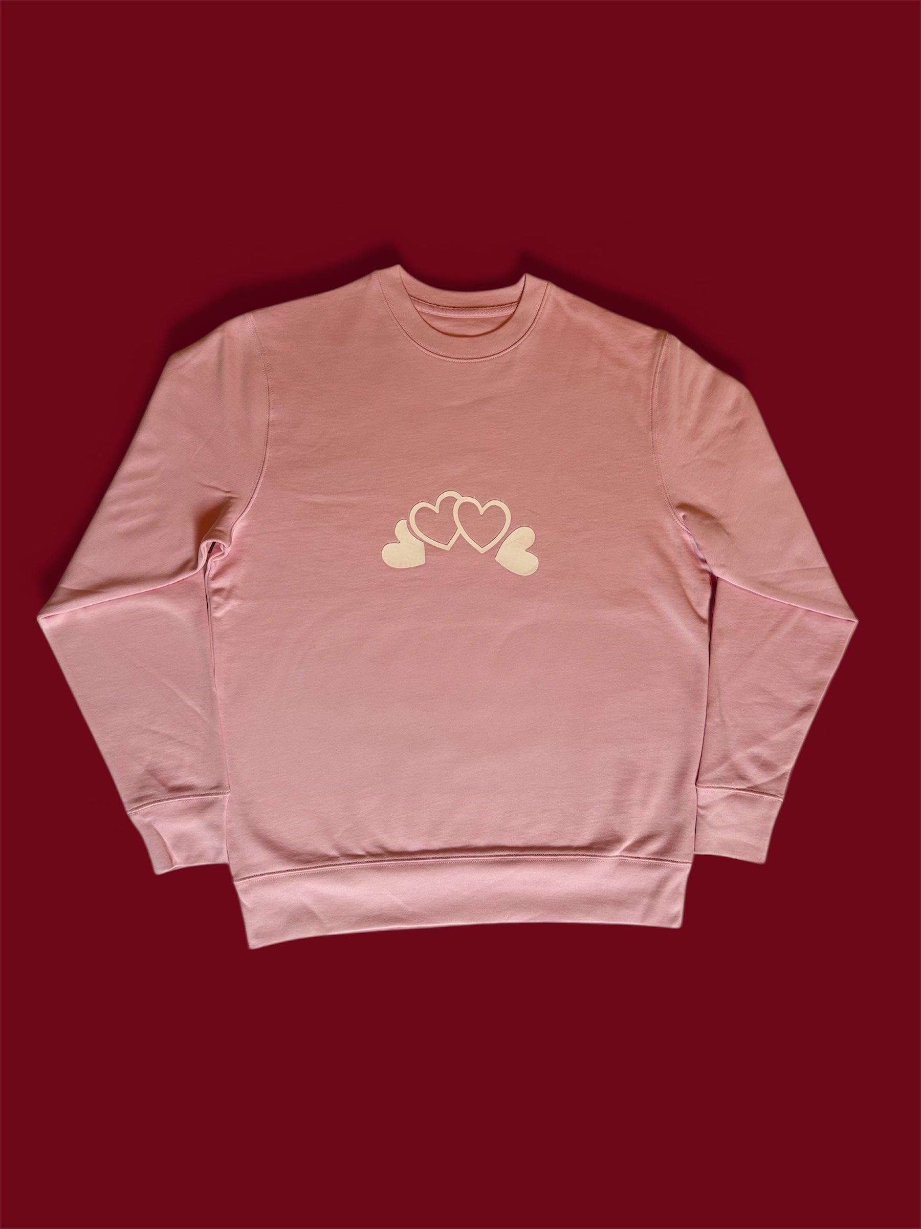Sweat-shirt cœur 3D