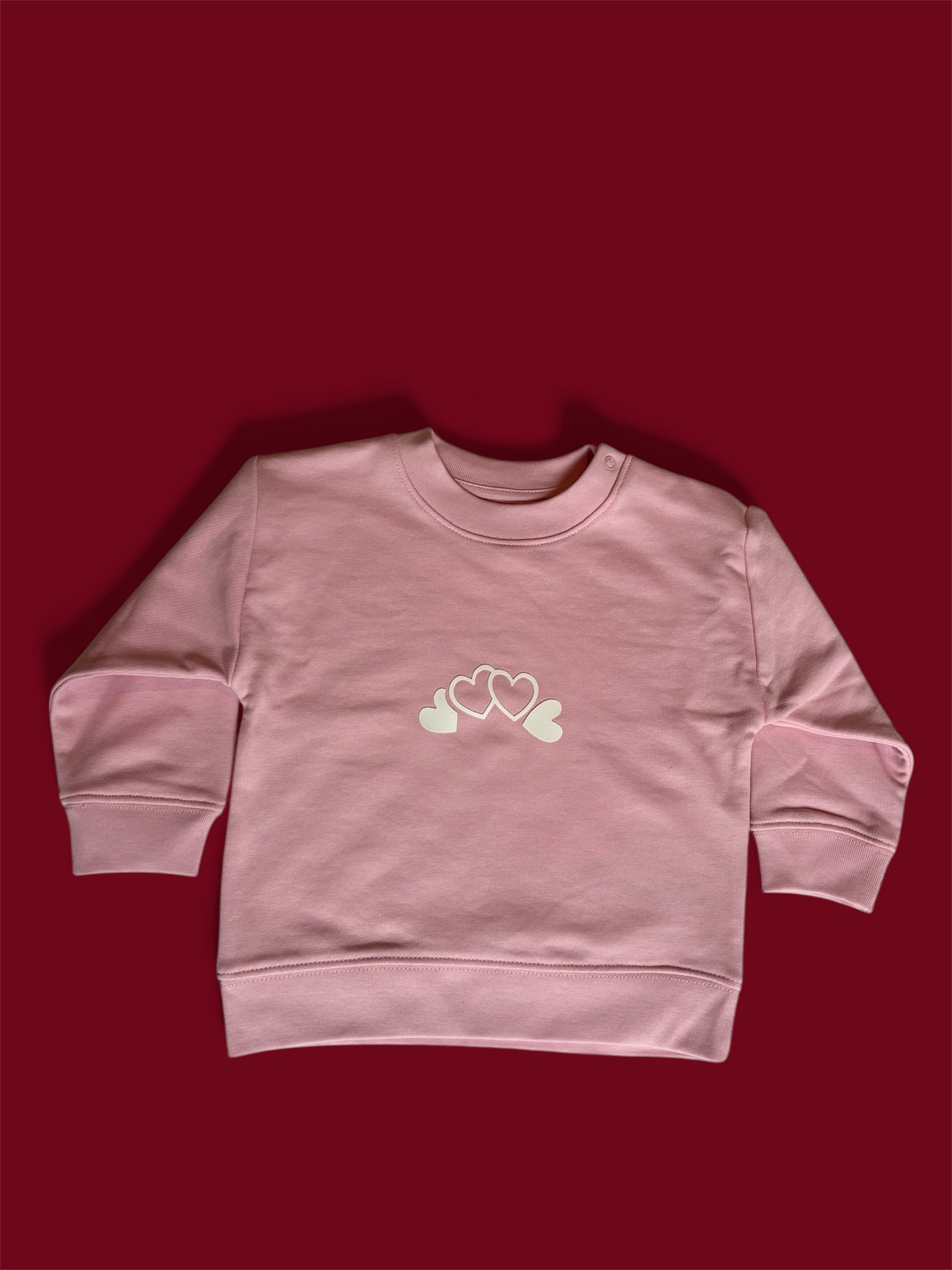 Sweat-shirt cœur 3D